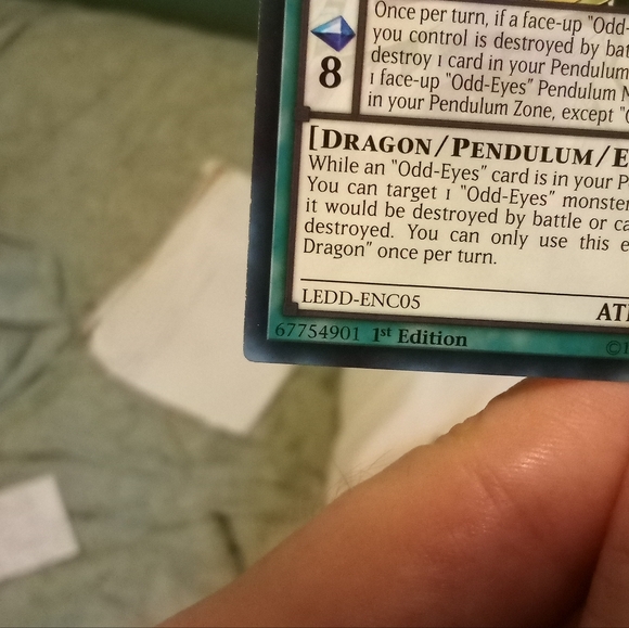 YU-GI-OH! Odd-Eyes Mirage Dragon - LEDD-ENC05 - 1st Edition - Common - Picture 13 of 16